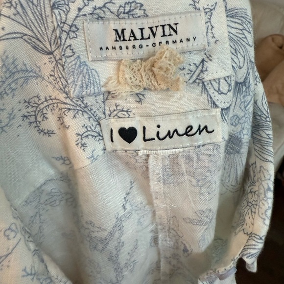 Made in Germany 100% Line. Floral Button-Up Shirt Dress - Picture 5 of 5